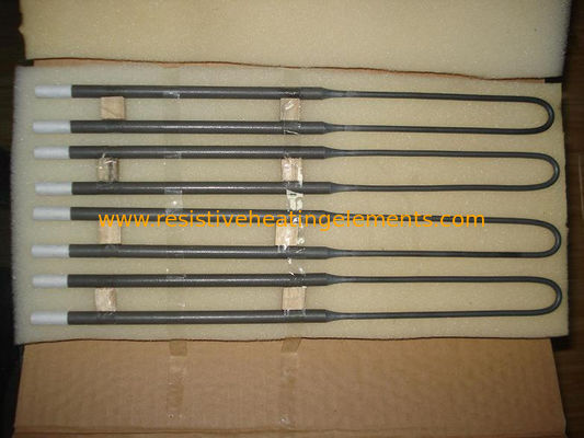 220V-480V MoSi2 عنصر التدفئة 1800c عنصر الفرن الكهربائي