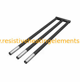 عنصر SiC ثلاثي المرحلة ذو شكل W عصا كاربيد السيليكون 600W-3000W