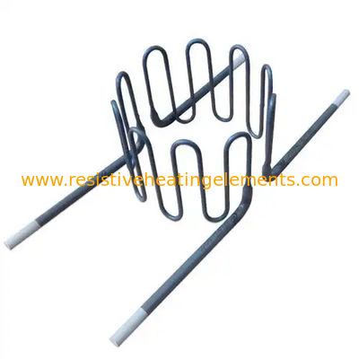 300W-3000W MoSi2 عنصر التدفئة 1800C Moly Disilicide شكل دوامة