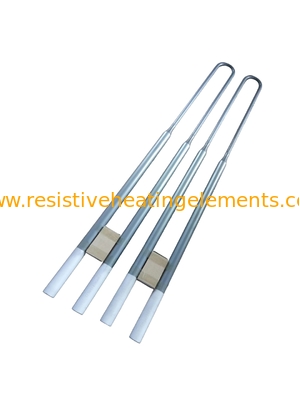 عنصر تسخين من نوع U من MoSi2 لعنصر الفرن الكهربائي